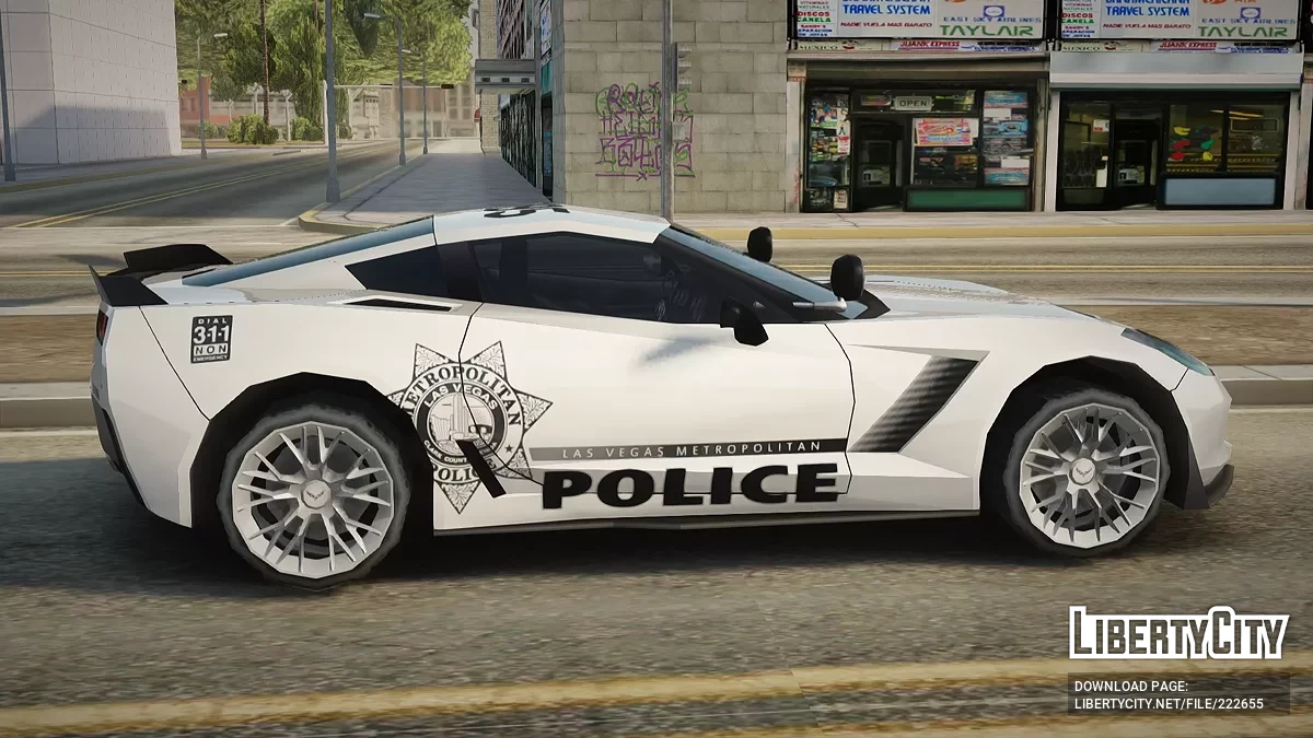 Chevrolet Corvette C7 Z06 HSU LVMPD Marked [AVS] / GTA San Andreas