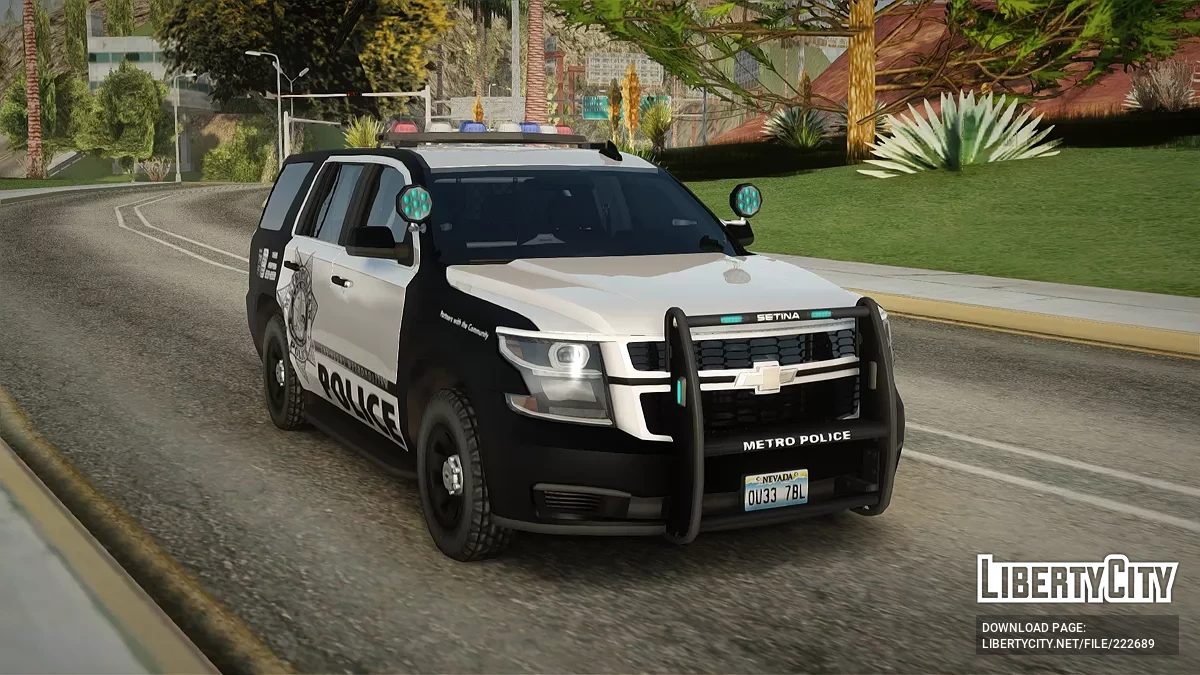 Chevrolet Tahoe '16 LVMPD [AVS] / GTA San Andreas