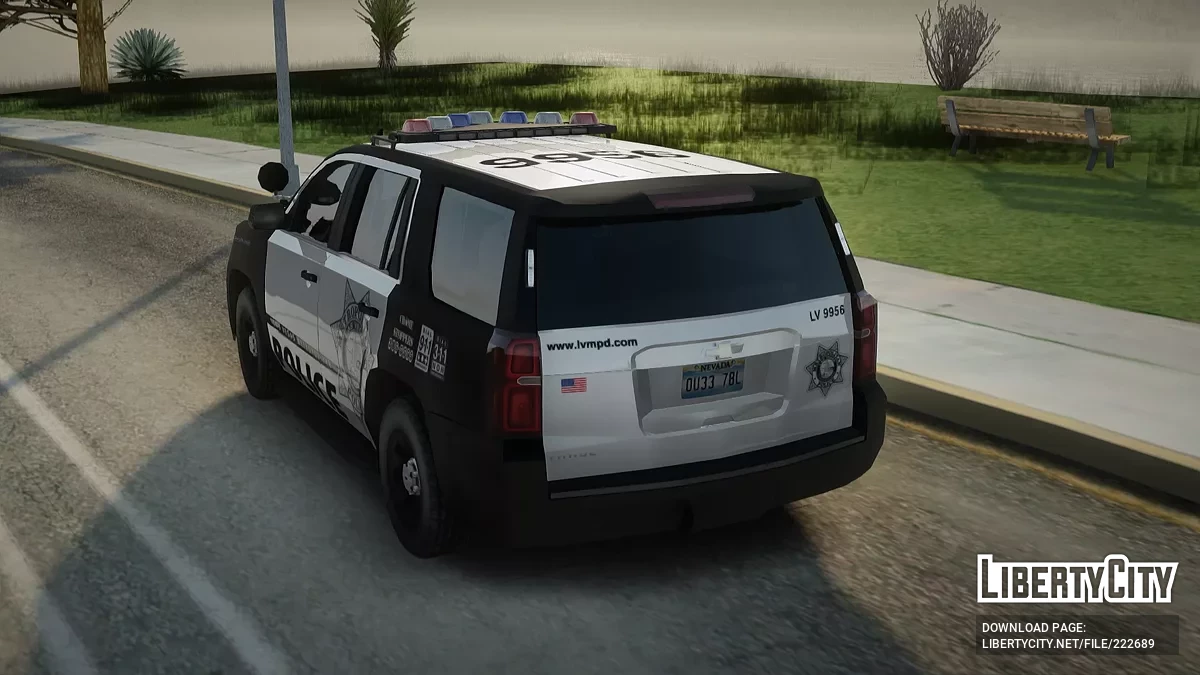 Chevrolet Tahoe '16 LVMPD [AVS] / GTA San Andreas