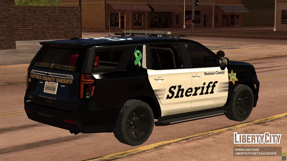 Chevrolet Tahoe '22 VCSO ALPR / GTA San Andreas
