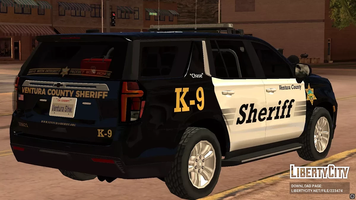 Chevrolet Tahoe '22 VCSO K-9 / GTA San Andreas