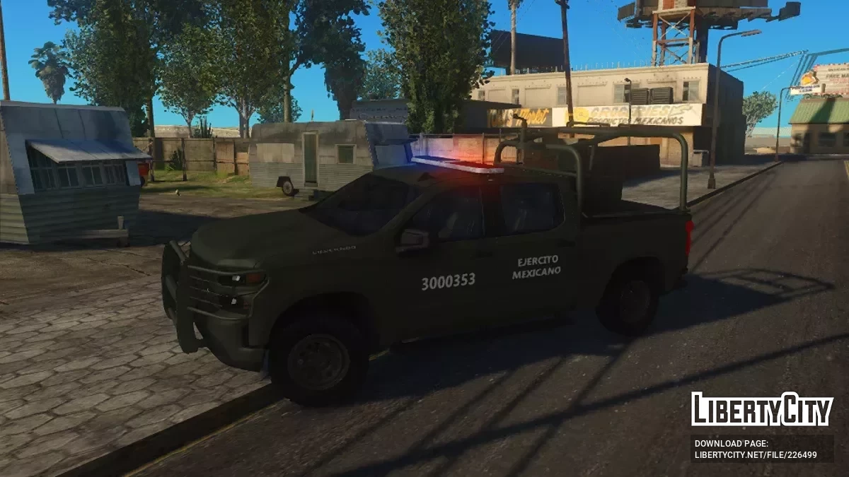 Chevrolet Silverado 2020 Defensa Bosque / GTA San Andreas