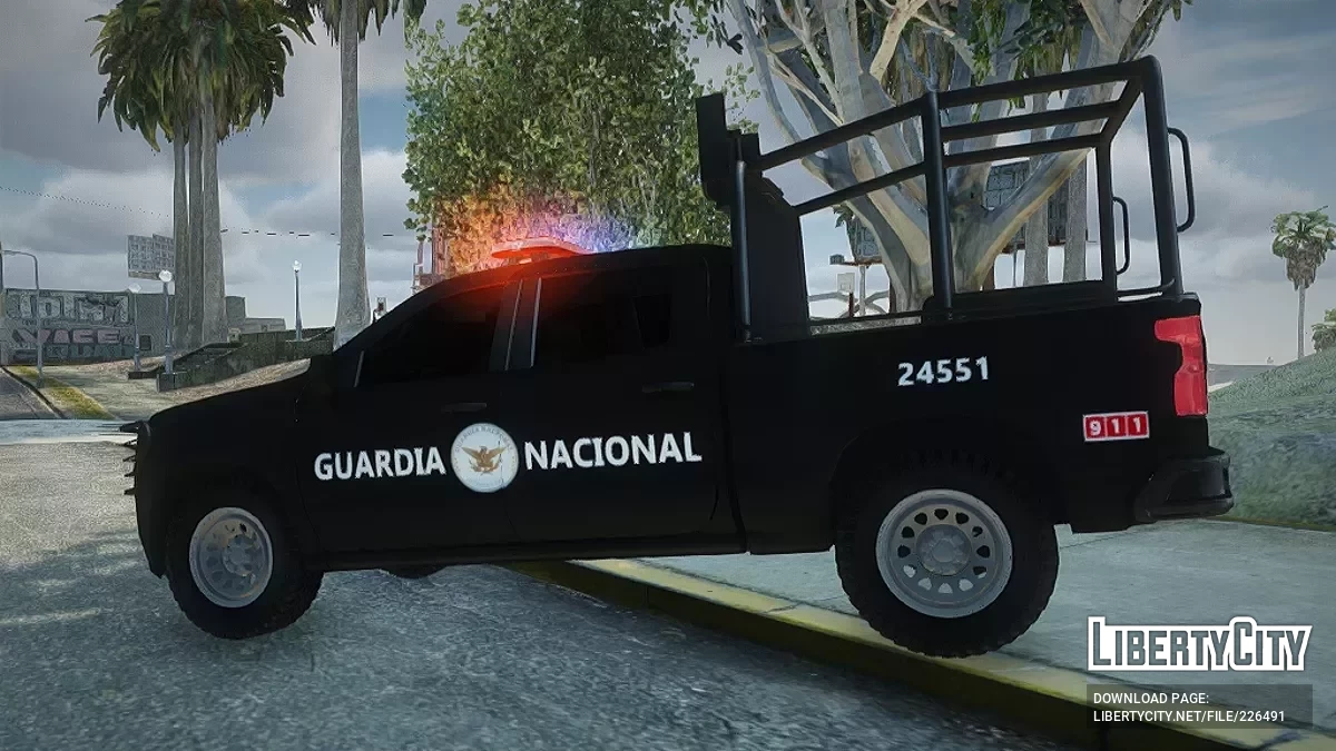 Chevrolet Silverado 2020 Guardia Nacional FERI / GTA San Andreas