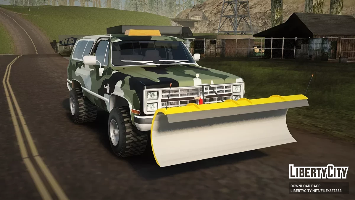 Chevrolet Blazer Снегоуборщик / GTA San Andreas