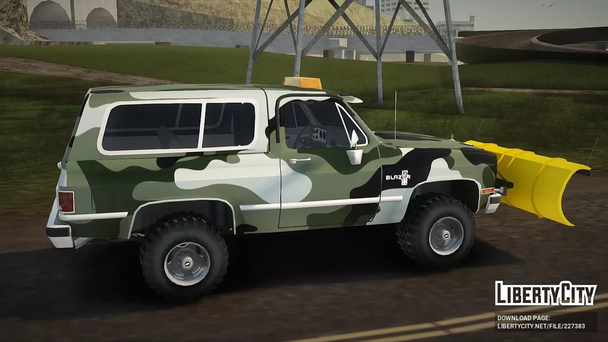 Chevrolet Blazer Снегоуборщик / GTA San Andreas