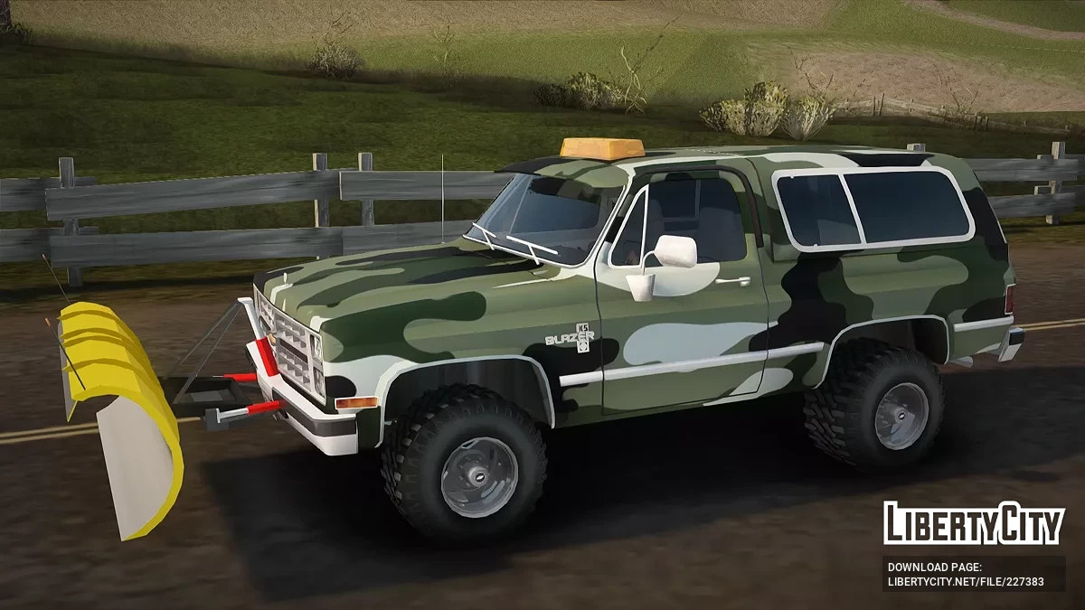 Chevrolet Blazer Снегоуборщик / GTA San Andreas