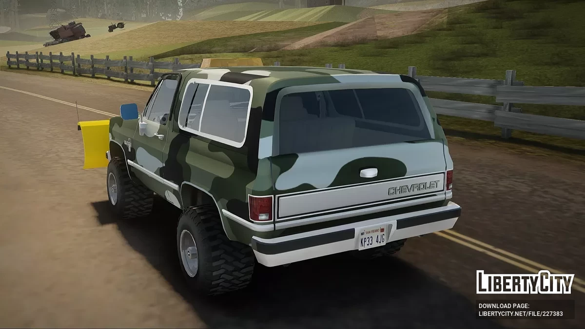Chevrolet Blazer Снегоуборщик / GTA San Andreas