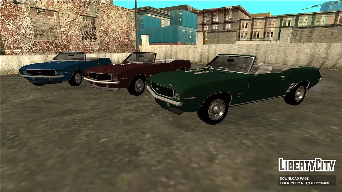 1969 Chevrolet Camaro SS 350 Convertible / GTA San Andreas