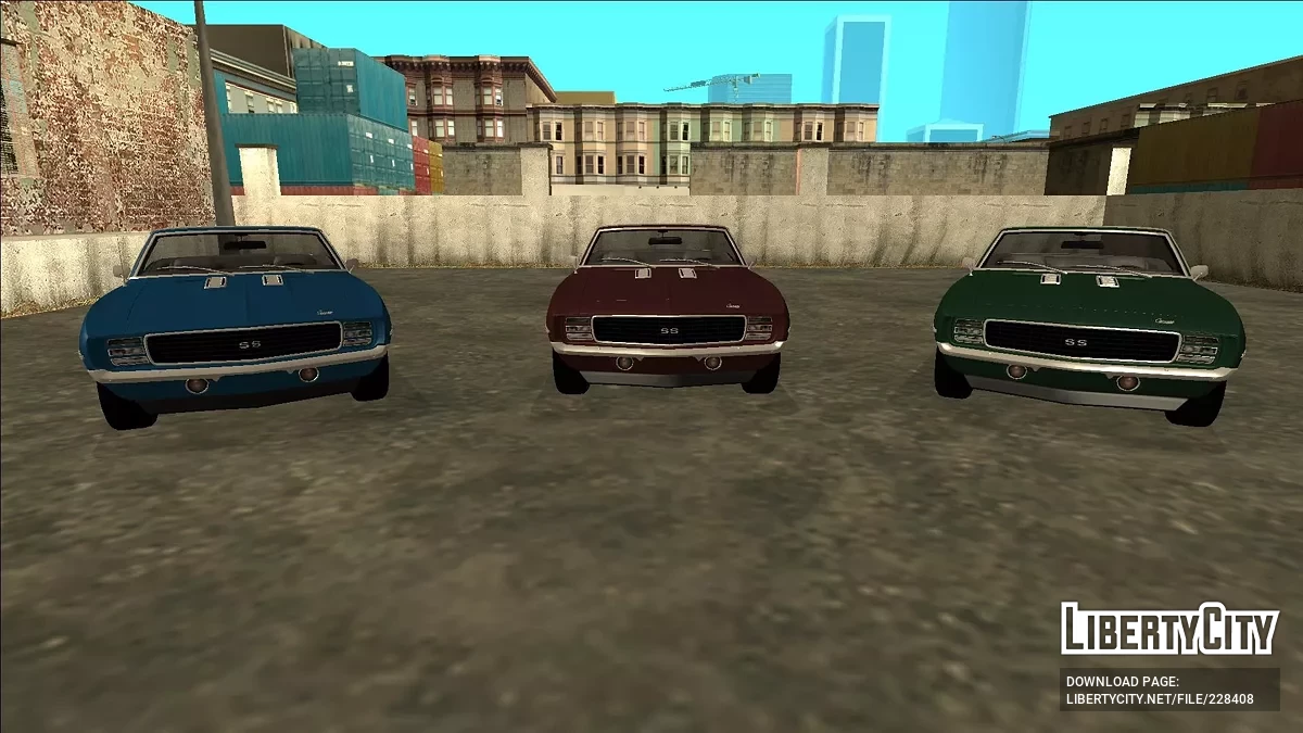 1969 Chevrolet Camaro SS 350 Convertible / GTA San Andreas