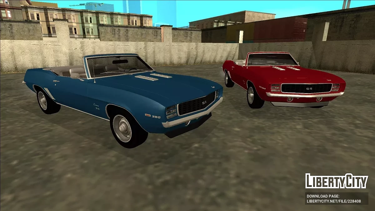 1969 Chevrolet Camaro SS 350 Convertible / GTA San Andreas
