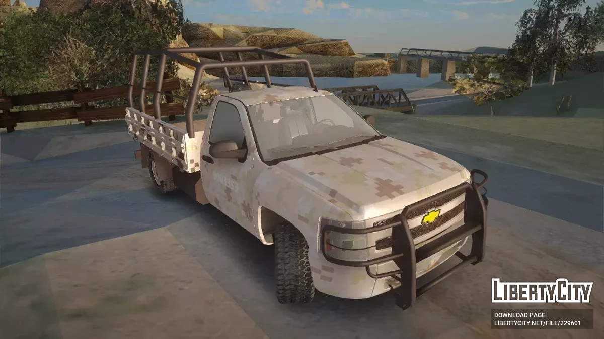 Chevrolet Cheyenne Carga Ejercito Mexicano Desierto / GTA San Andreas