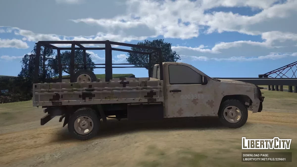 Chevrolet Cheyenne Carga Ejercito Mexicano Desierto / GTA San Andreas