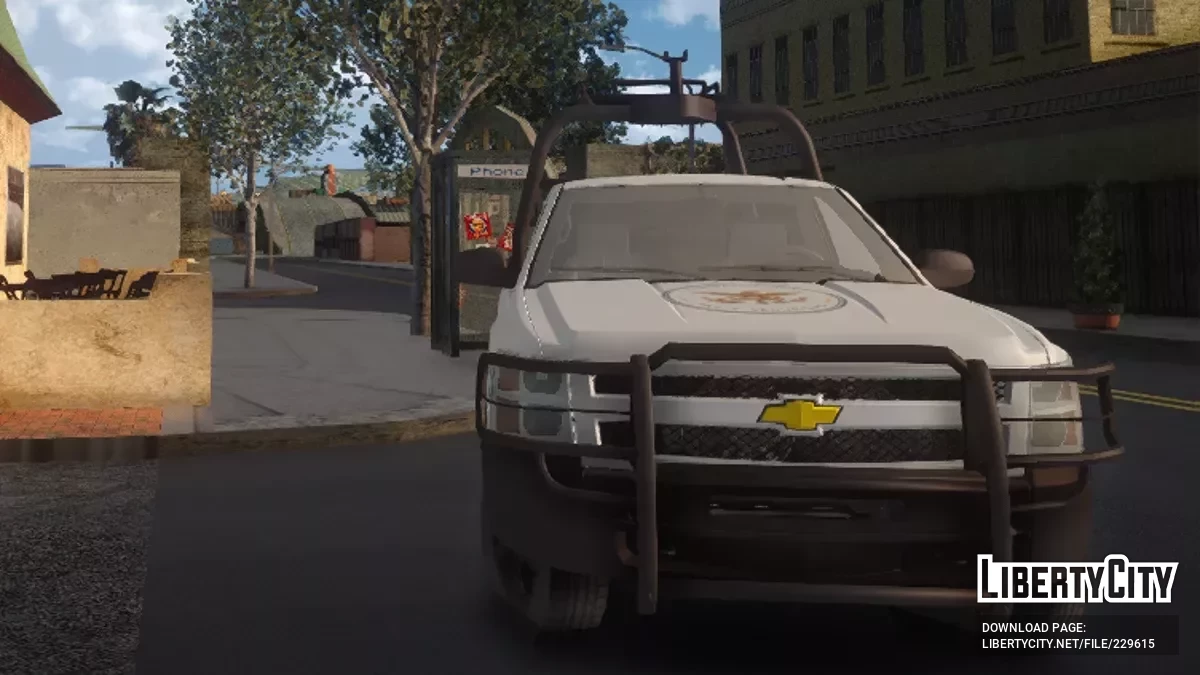 Chevrolet Silverado 2010 1 Cab Guardia Nacional / GTA San Andreas
