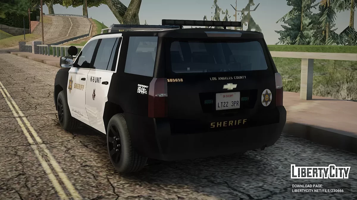 Chevrolet Tahoe K-9 Unit LASD / GTA San Andreas
