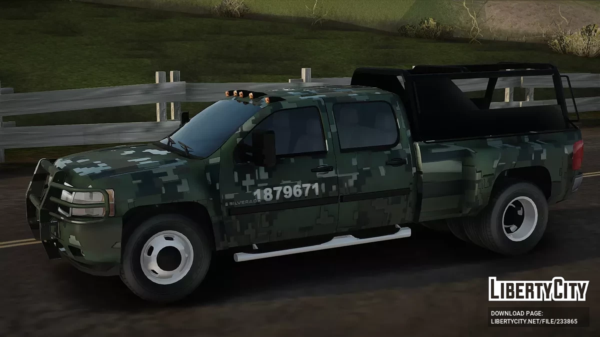Chevrolet Silverado 3500 Military / GTA San Andreas