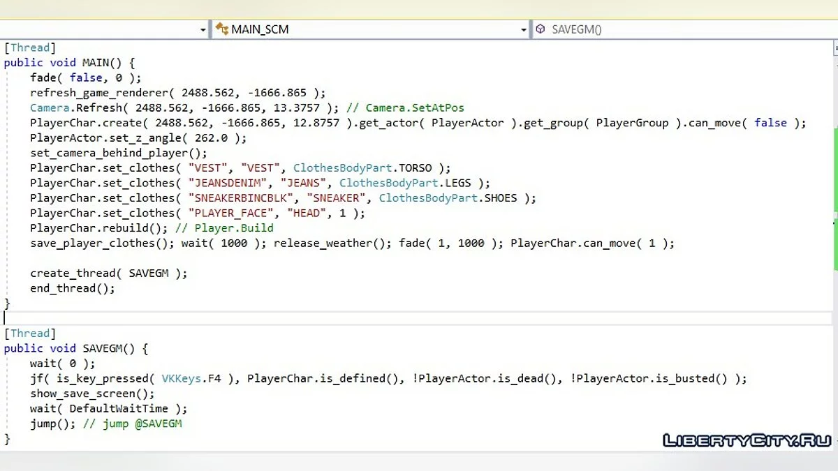 GTA Script Generator 7.5b / GTA San Andreas