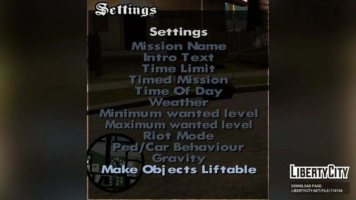 DYOM IX 5.5 / GTA San Andreas