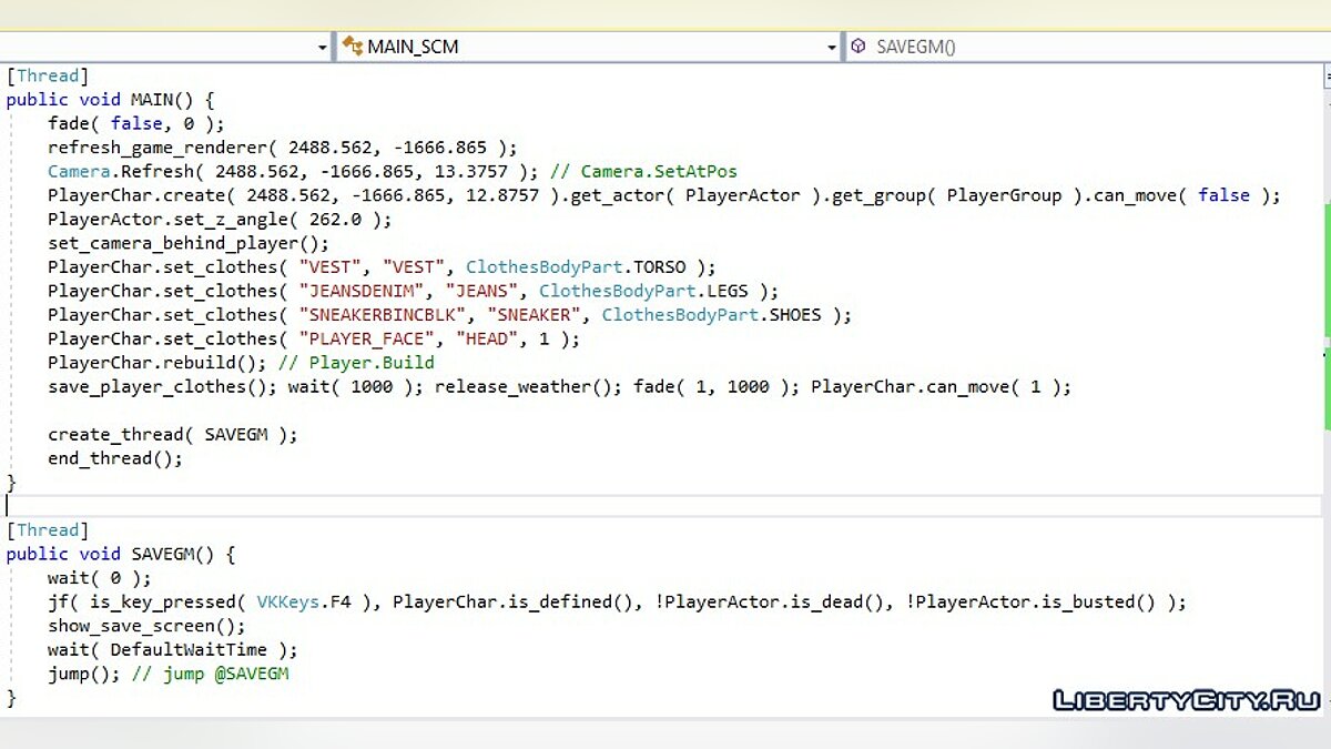 GTA Script Generator 7.5b для GTA San Andreas - Картинка #5