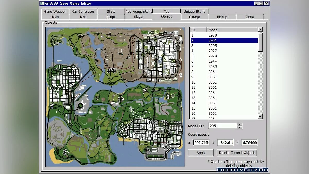 GTA San Andreas Save Game Editor 100 / GTA San Andreas