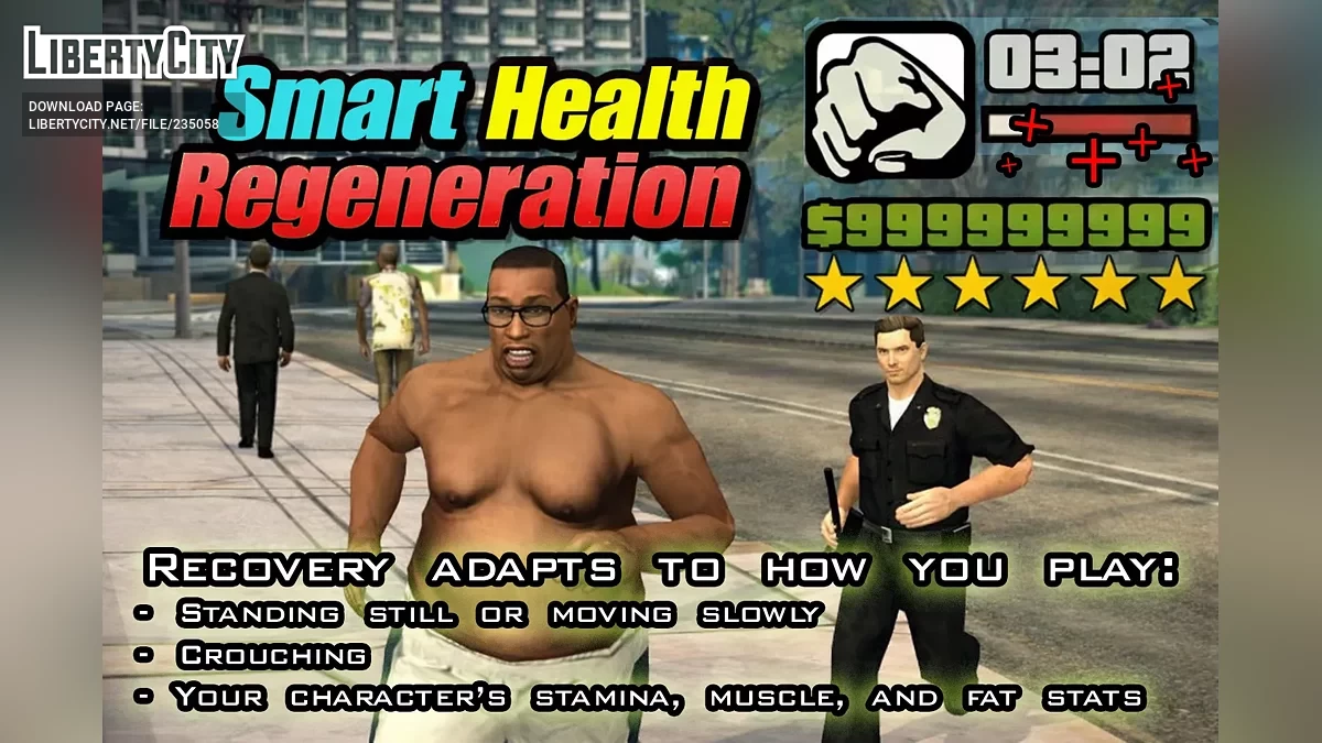 Умное восстановление здоровья / GTA San Andreas