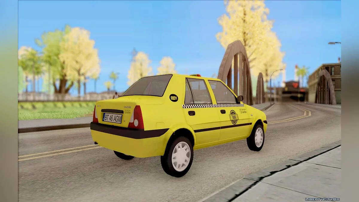 Dacia Solenza Taxi / GTA San Andreas