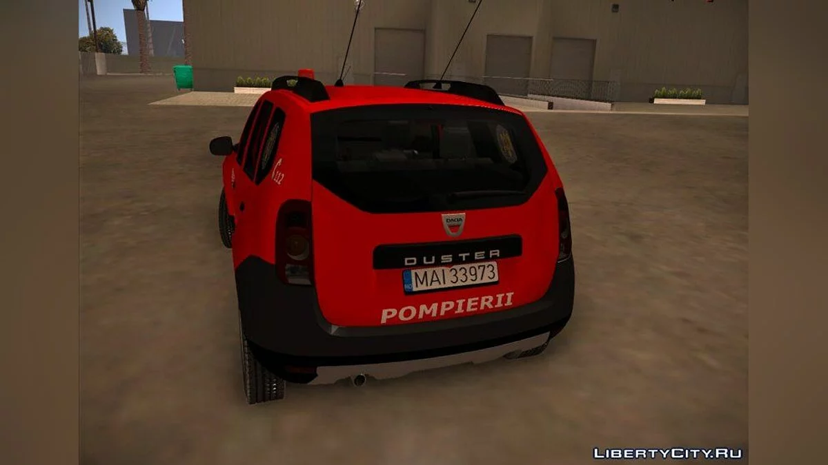 2016 Dacia Duster Pompierii / GTA San Andreas