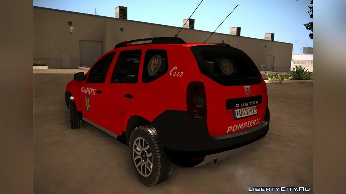 2016 Dacia Duster Pompierii / GTA San Andreas