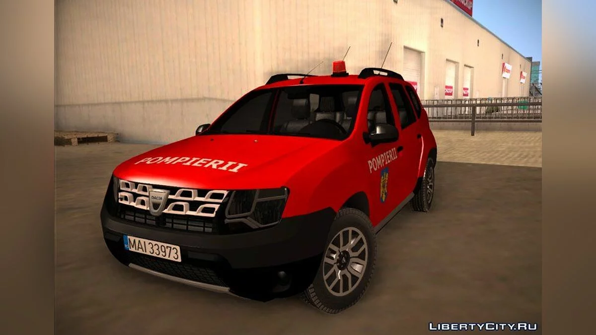 2016 Dacia Duster Pompierii / GTA San Andreas