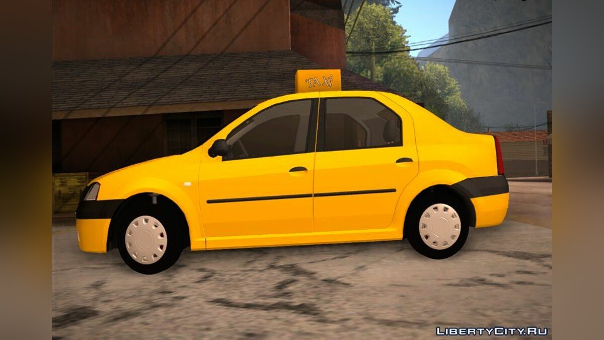 Скачать Dacia Logan 2004 | Такси для GTA San Andreas