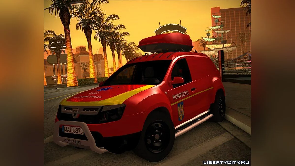 2010 Dacia Duster - Пожарная служба / GTA San Andreas