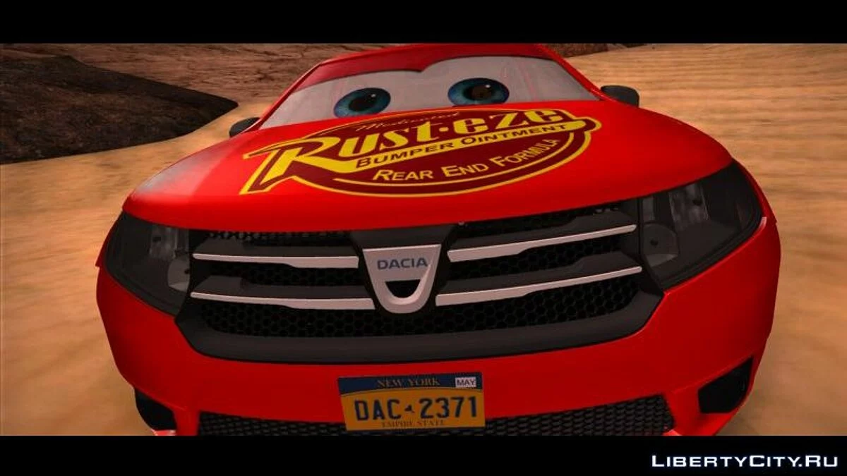 2016 Dacia Logan 2 - Lightning Mcqueen / GTA San Andreas