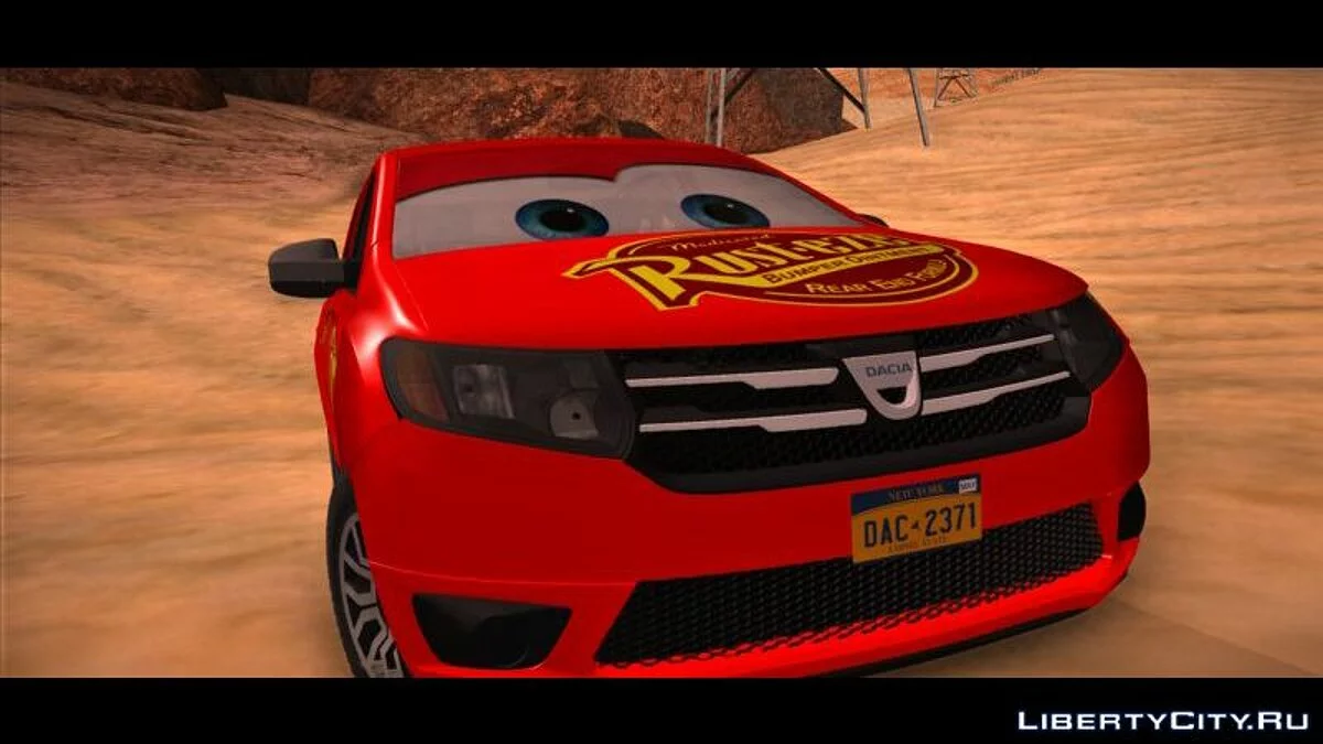 2016 Dacia Logan 2 - Lightning Mcqueen / GTA San Andreas