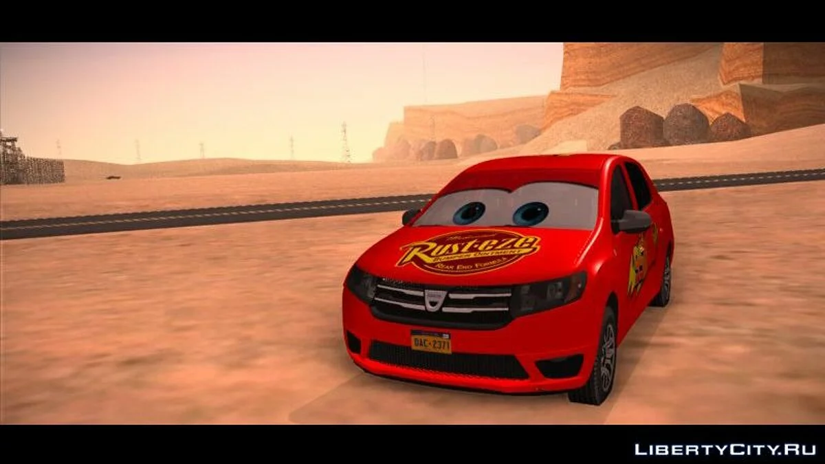 2016 Dacia Logan 2 - Lightning Mcqueen / GTA San Andreas