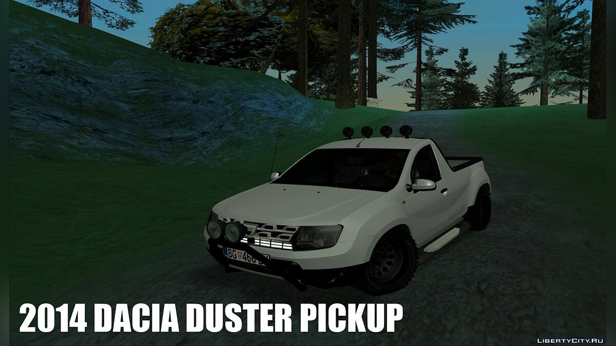 Скачать Dacia Duster Pickup 2014 для GTA San Andreas