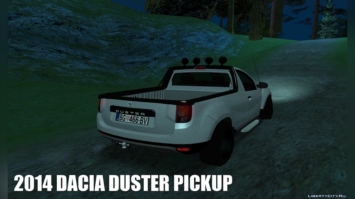 Скачать Dacia Duster Pickup 2014 для GTA San Andreas