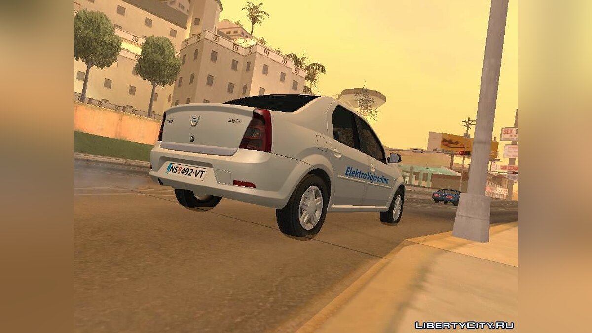 Скачать Dacia Logan 1.6 ElektroVojvodina для GTA San Andreas