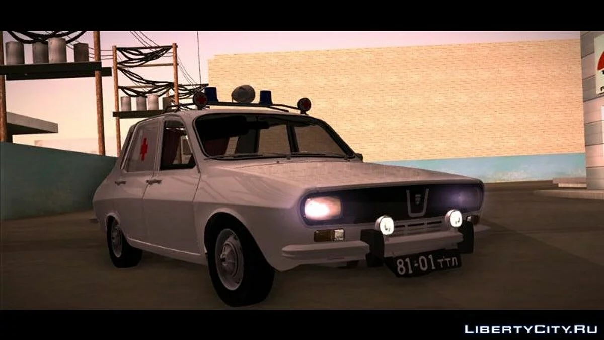 1971 Dacia 1300 - Советская медицинская служба (Скорая помощь) / GTA San Andreas