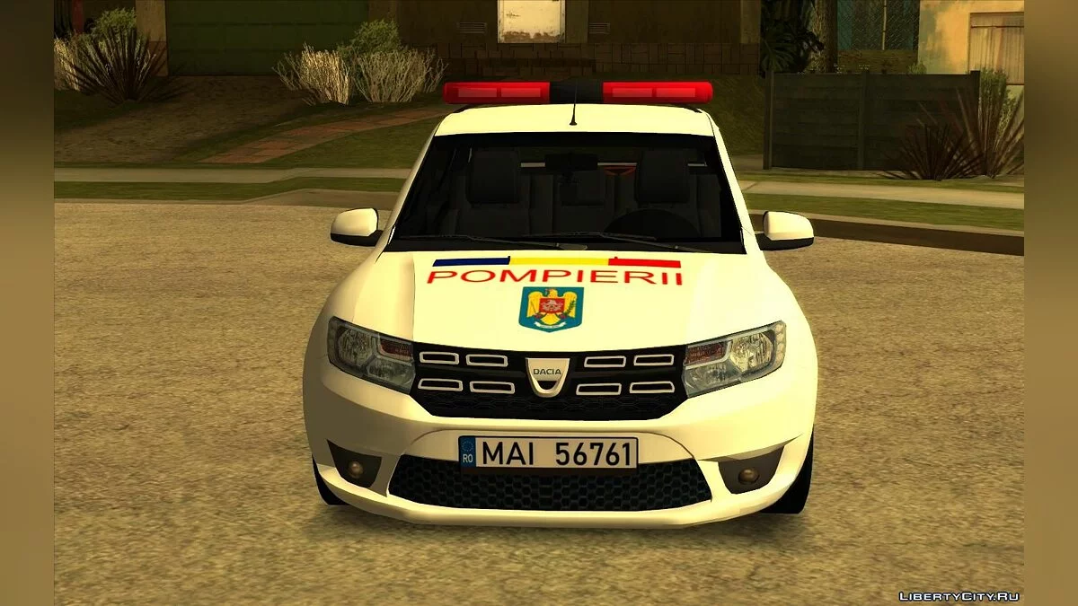 Dacia Logan - Пожарная служба / GTA San Andreas
