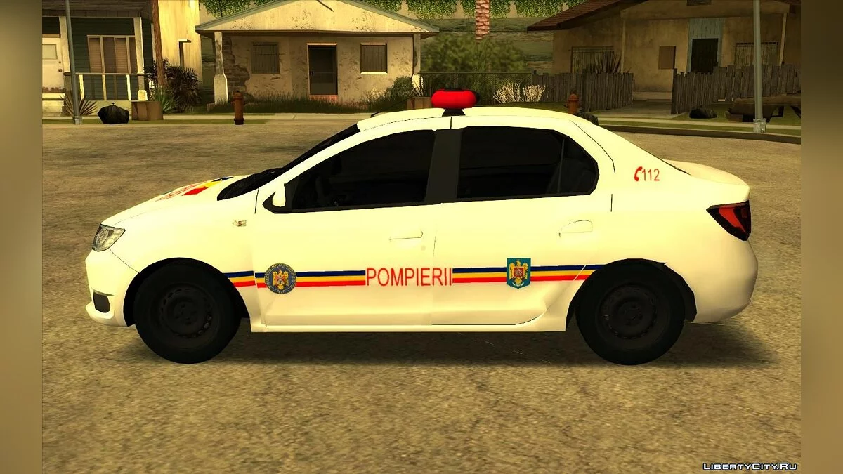 Dacia Logan - Пожарная служба / GTA San Andreas