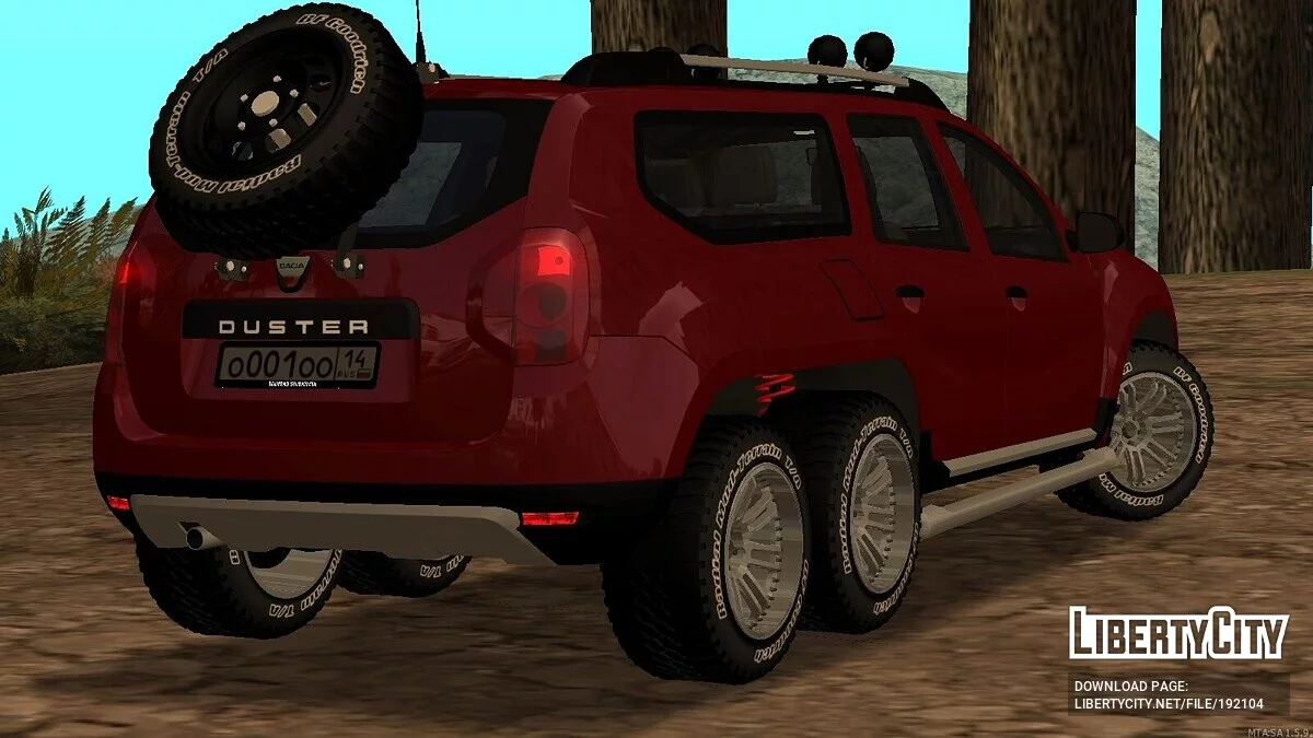 Dacia Duster 6x6 + CCD / GTA San Andreas