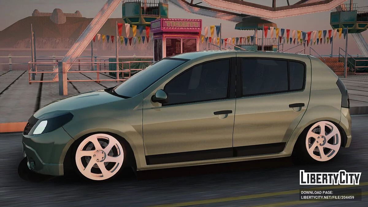 Dacia Sandero Low Tuning / GTA San Andreas