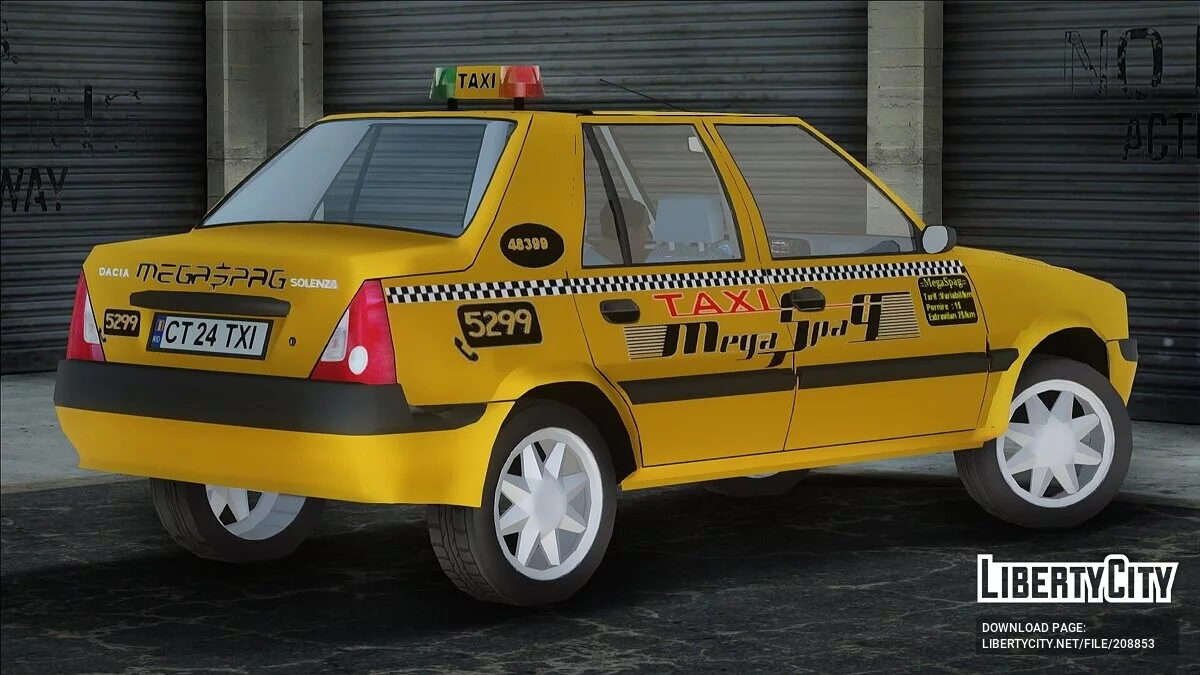 Dacia Solenza Taxi / GTA San Andreas