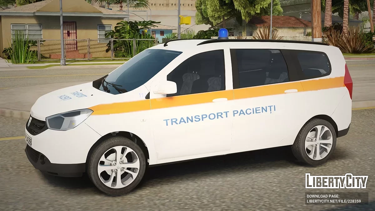 Dacia Lodgy Transport Pacienți / GTA San Andreas