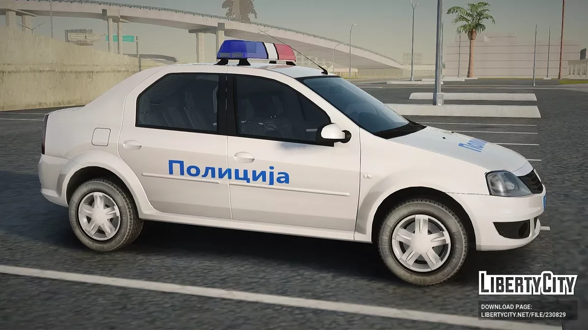 Dacia Logan Policija Srbija / GTA San Andreas