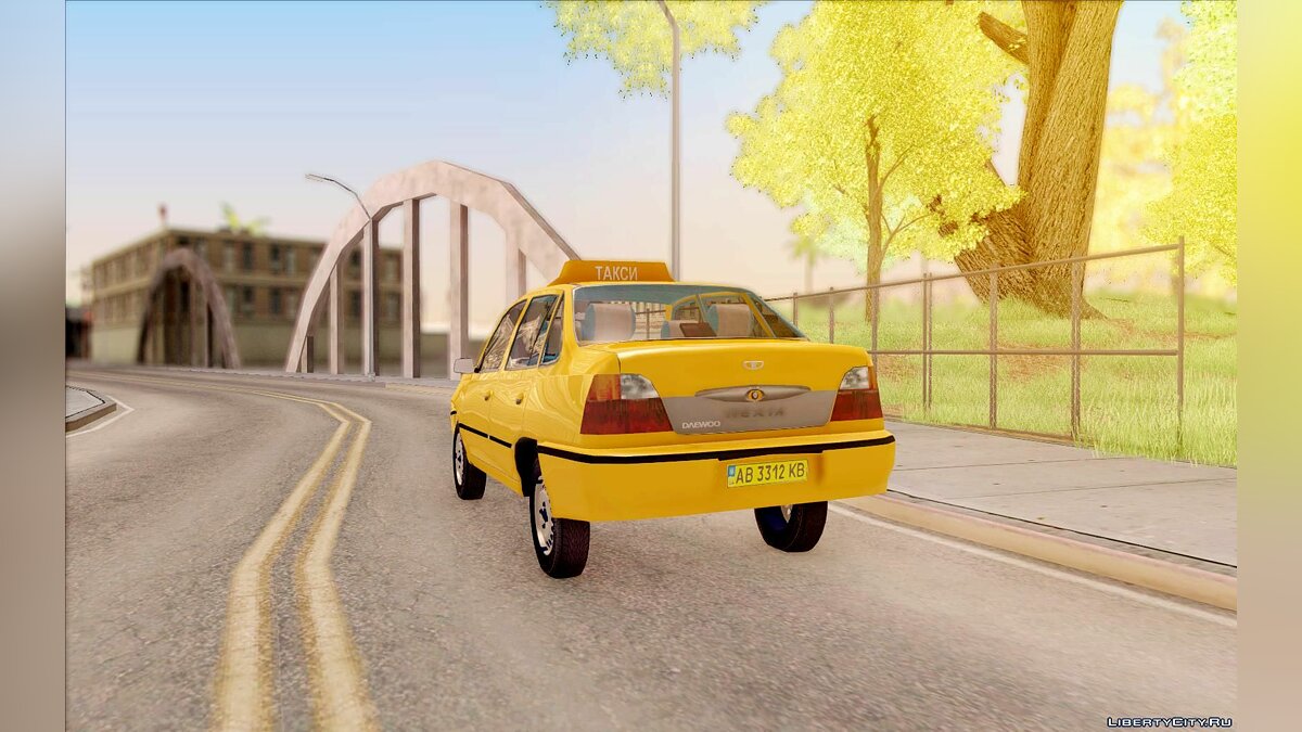 Скачать Daewoo Nexia Taxi для GTA San Andreas