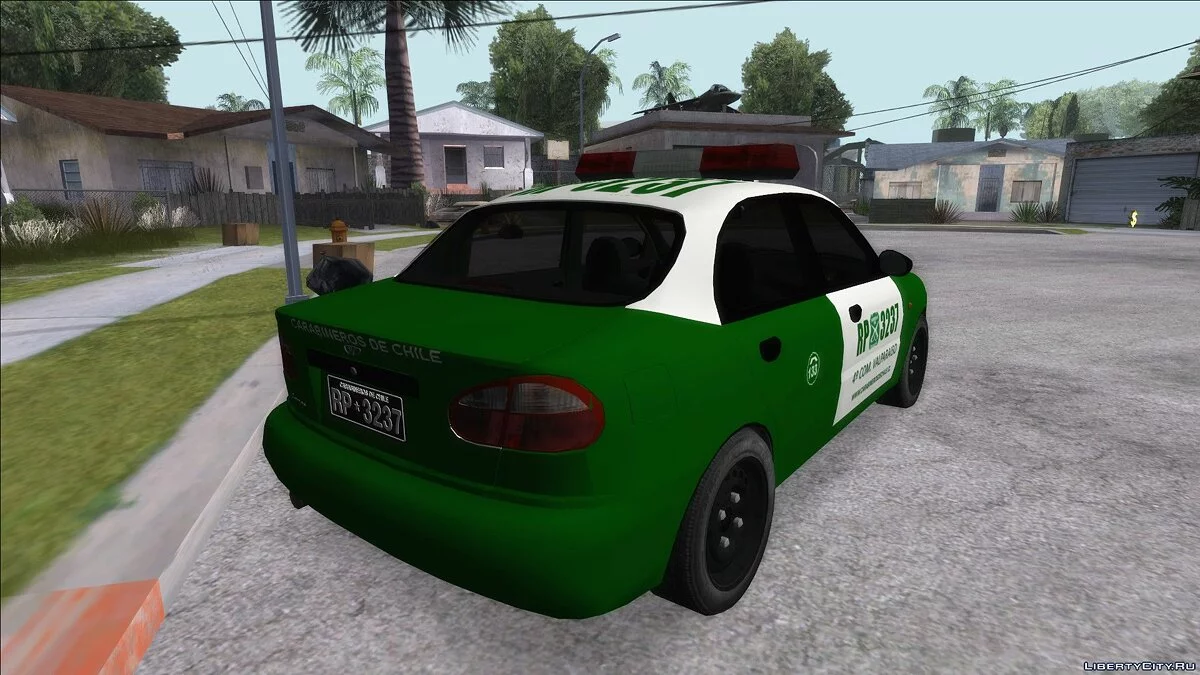 Daewoo Lanos De Carabineros De Chile / GTA San Andreas