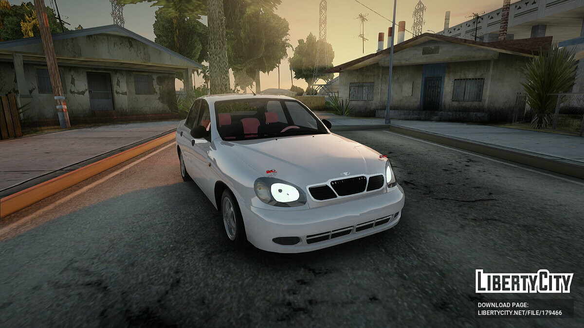 Скачать Daewoo Lanos (Sens) 2004 для GTA San Andreas