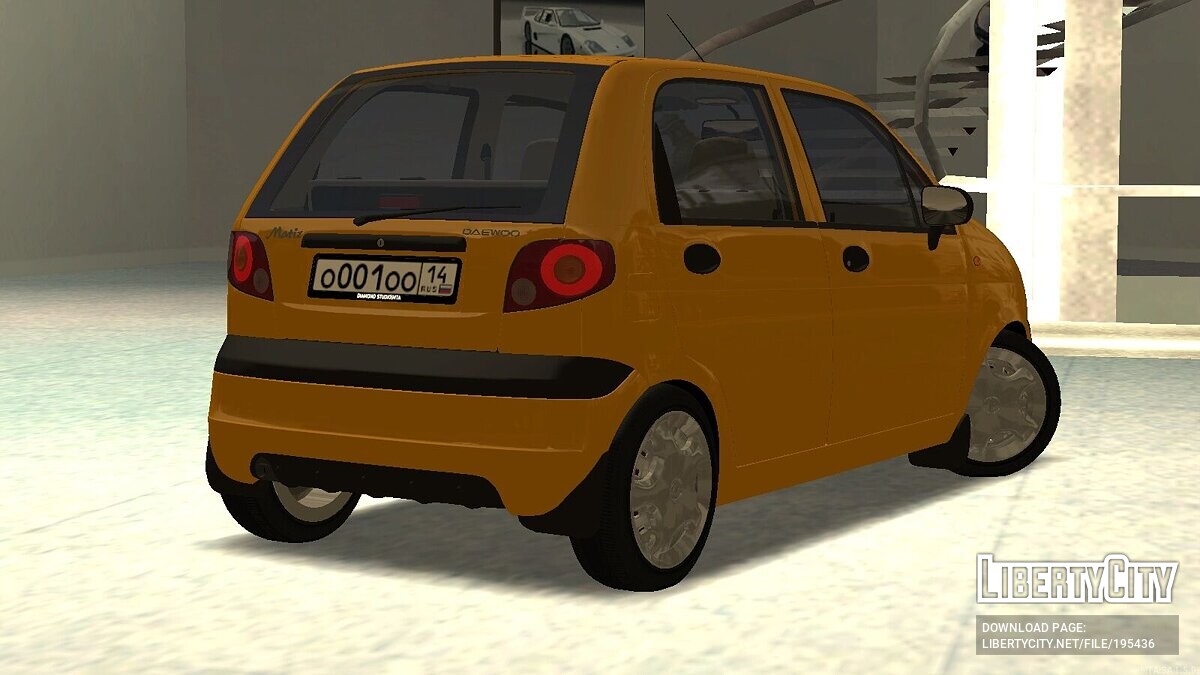 Скачать Daewoo Matiz + CCD для GTA San Andreas