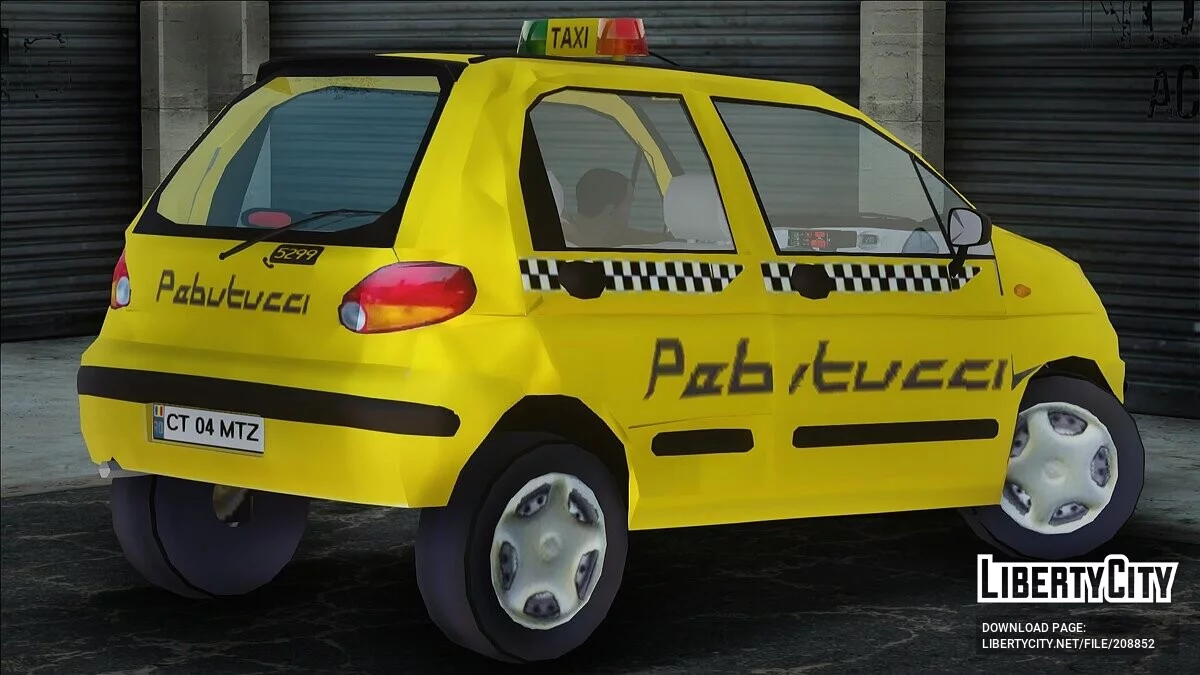 Daewoo Matiz Taxi / GTA San Andreas