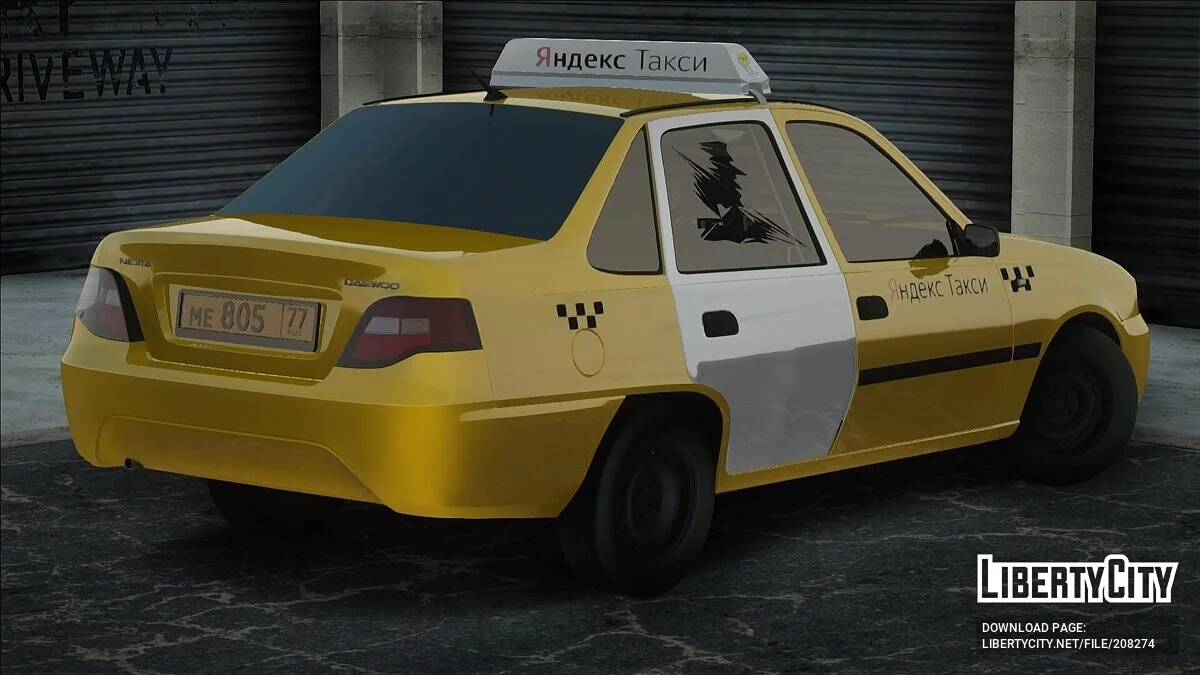 Daewoo Nexia Яндекс Такси (2012-2015) / GTA San Andreas